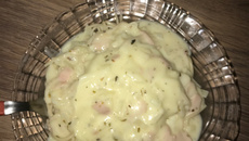 Talharim ao molho branco