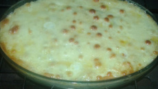 Bacalhau com purê de batata maravilhoso