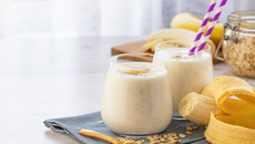 Batida de banana fácil e rápida