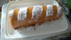 Rocambole de doce de leite