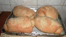 Pão integral caseiro