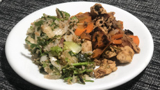 Quase frango xadrez (Dukan)