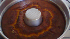 Bolo de fubá e milho