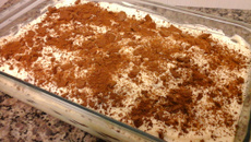 Pavê de creme e café