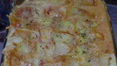 Lasanha creme de batata