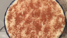 Arroz doce com leite de coco