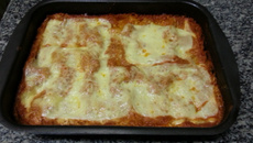 Lasanha de linguiça de frango fácil