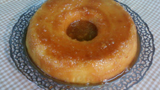 Pudim de padaria da tia Linda