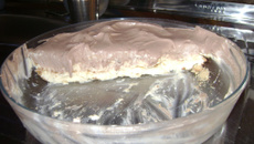 Pavê de limão e chocolate