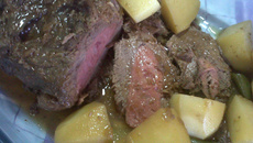 Miolo de alcatra recheado