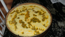 Torta mousse de maracujá