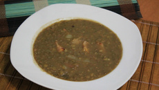 Lentilhas com linguiça