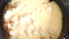 Peito de frango com molho branco