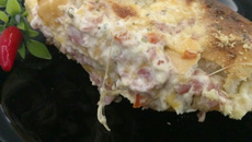 Sanduíche de pão francês de forno