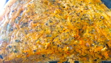 Torta integral de sardinha no micro-ondas