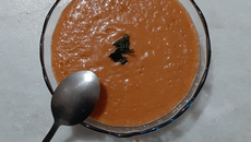 Gaspacho de sopa gelada