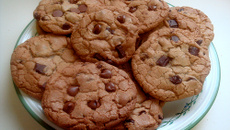 Cookie de chocolate tradicional