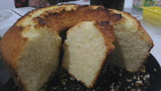 Bolo de arroz (rápido e simples)