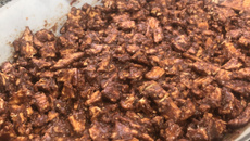 Palha Italiana com leite condensado