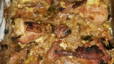 Frango assado na maionese