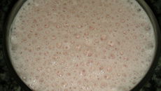 Creme de polpa de morango