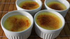 Crème brûlée de chocolate branco