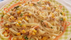 Macarrão ao creme de leite