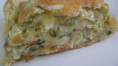 Enrolado de bacalhau maravilhoso