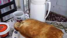 Pão de forma recheado