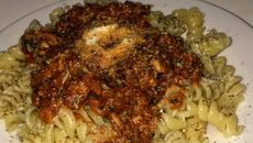 Macarrão ao molho especial de sardinha