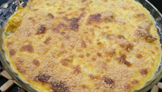 Gratinado de frango com milho