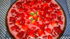 Surpresa de chocolate com morango