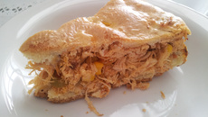 Torta de frango com legumes