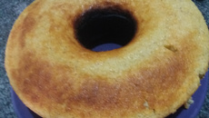 Bolo de bagaço de coco