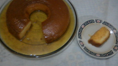 Pudim de abóbora com coco