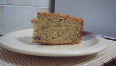 Bolo de banana com farinha de rosca
