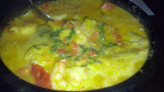 Moqueca de peixe dourado/pescada amarela