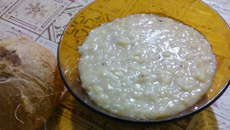 Cocada mole de leite condensado