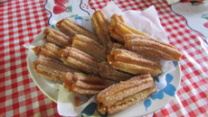 Churros deliciosos e crocantes