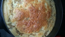 Torta de atum cremosa