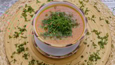 Canjiquinha cremosa com linguiça