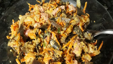 Farofa saudável para churrasco 