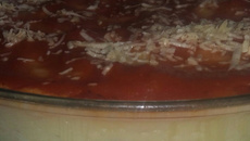 Purê de batata com recheio