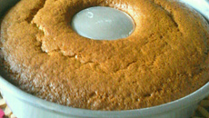 Bolo de fubá simples da mamãe