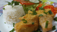 Cubinhos de peito de frango vapt vupt na pressão sem água