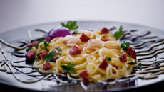 Macarrão à carbonara