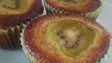 Cupcake de kiwi