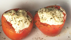 Tomate assado rápido da Wannessa