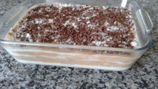 Pavê de coco e doce de leite