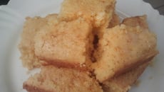 Bolo de fubá e milho sem ovos